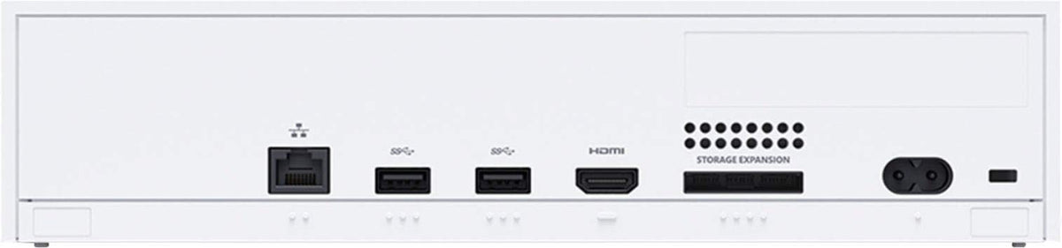 White 512GB SSD All-Digital Gaming Console with Wireless Controller V6592