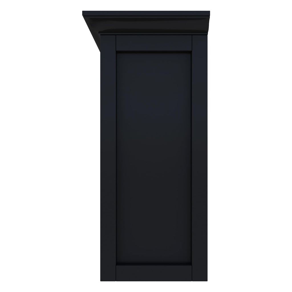 Black 8-Cube Open Bookcase with 2-Tier Low Cabinet U74791