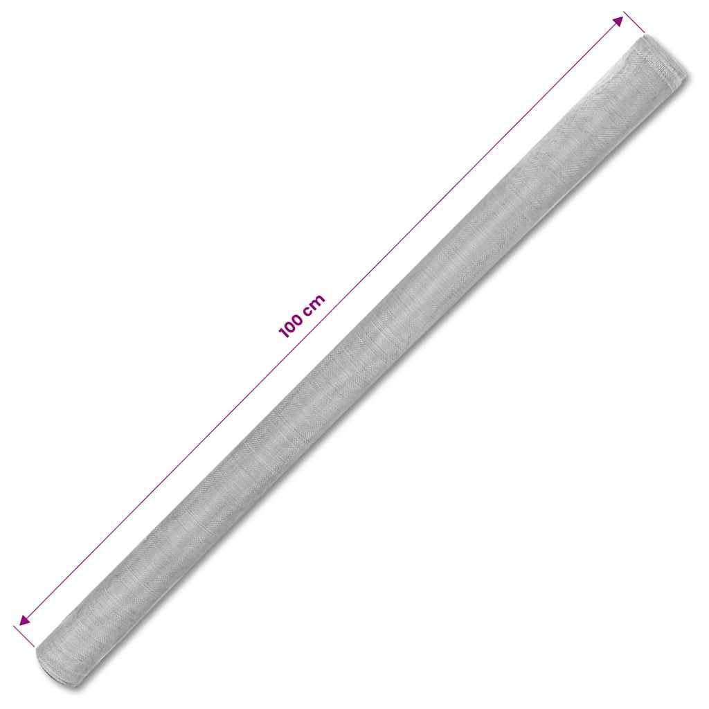 Aluminum Mesh Roll 39.4 x 196.9 Inches Silver S119