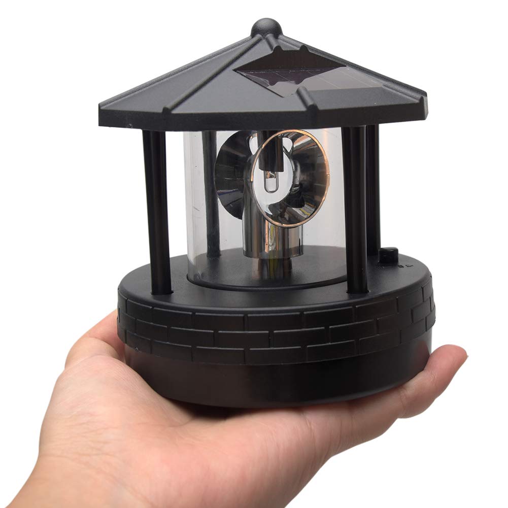 Solar Lighthouse with Rotating LED Light C88264