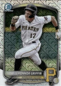 2025 Bowman Chrome Prospects Konnor Griffin Mega Box Mojo Refractor Rookie Baseball Trading RC Card #BCP-86 K83783