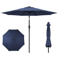 9FT Outdoor Patio Umbrella Navy Blue N22166