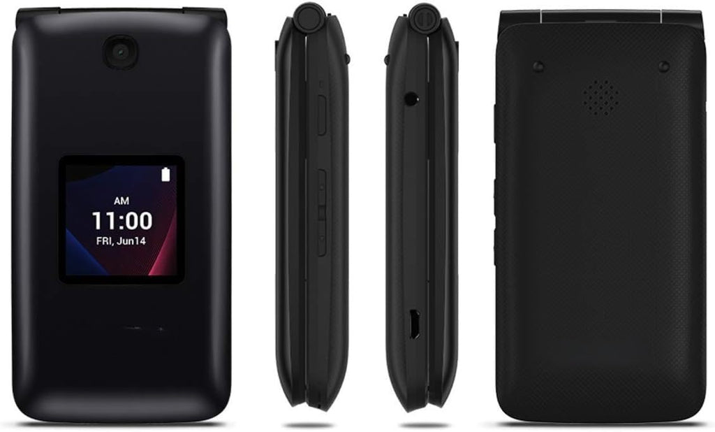4G LTE Flip Phone Black A493408