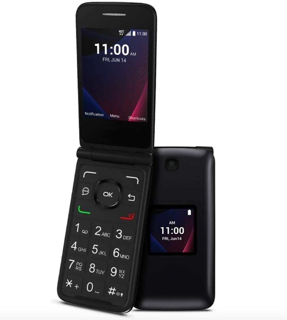 4G LTE Flip Phone Black A493408