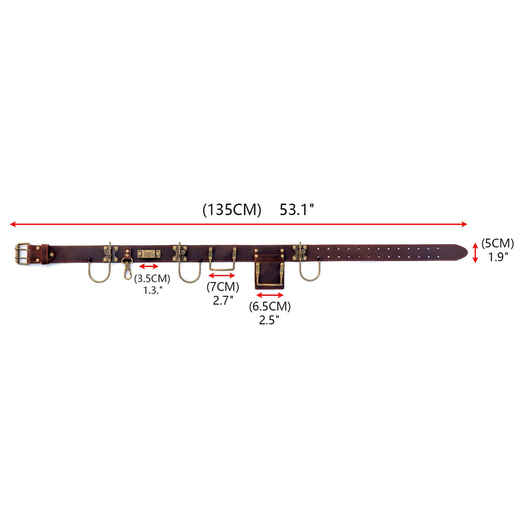 Adjustable Tool Belt with 2 Tool Pocket F178873