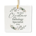 Ceramic 3-inch Square Christmas Ornament D820820
