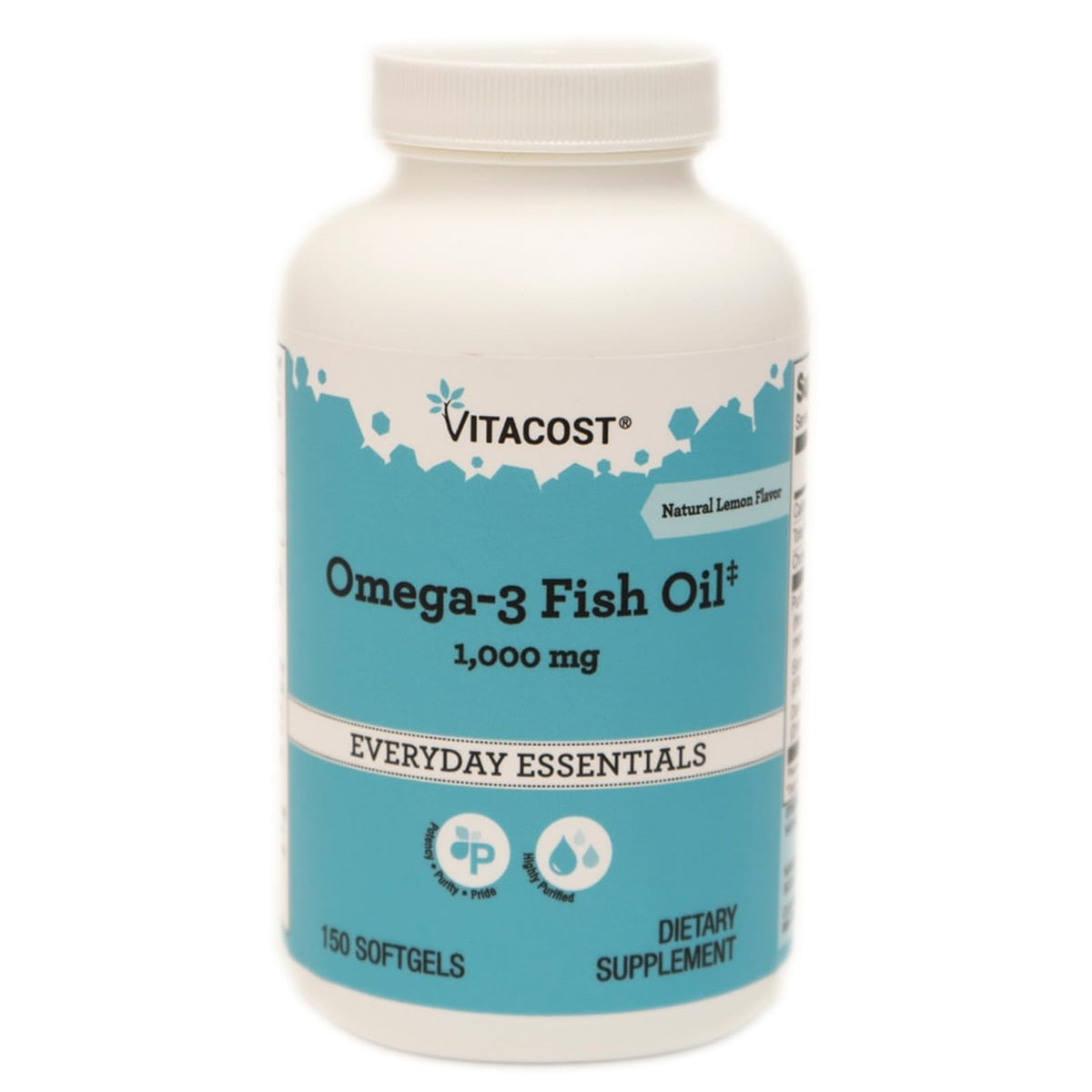 Omega-3 Fish Oil 1,000 mg 150 Softgels E2720