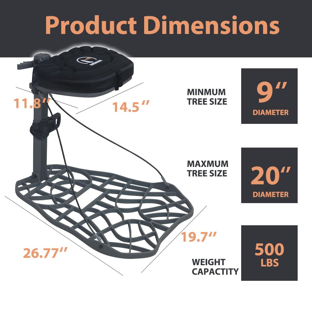 Aluminum Hang On Tree Stand D5605