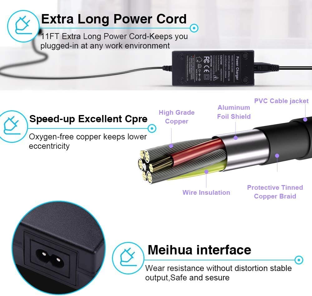 42V Lithium Battery Electric Scooter Charger A5095