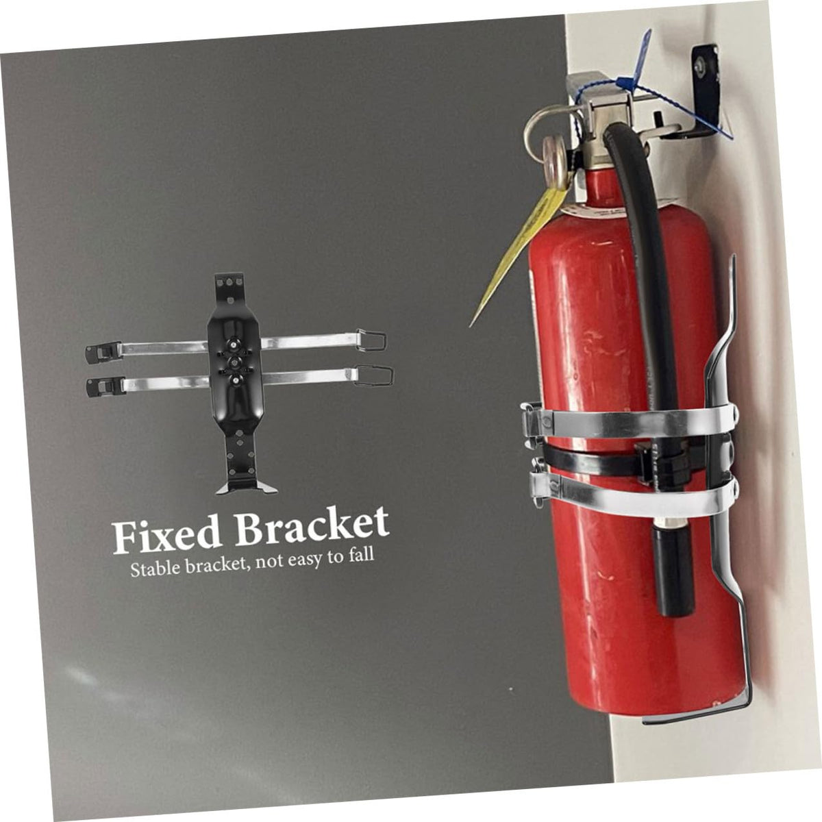2.5lbs Fire Extinguisher Mounting Kit Wall Bracket Holder Y80728