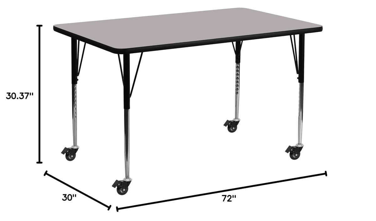 72x30 in Rectangular Activity Table S70014