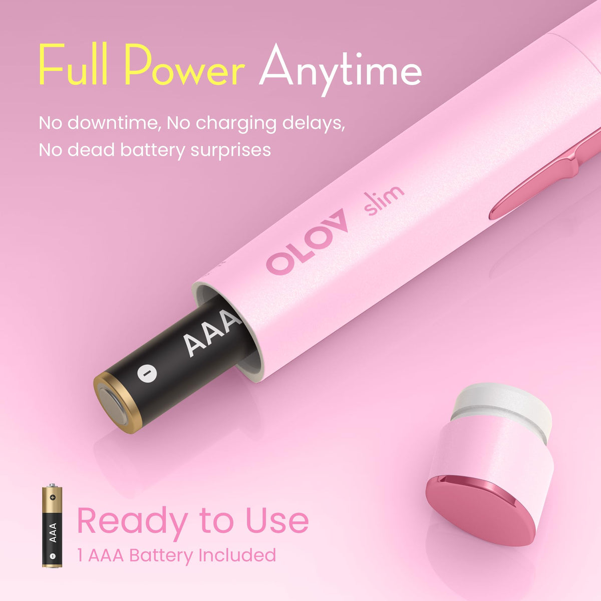 Pink Electric Facial Hair Remover with 2 Replaceable Blade I792708