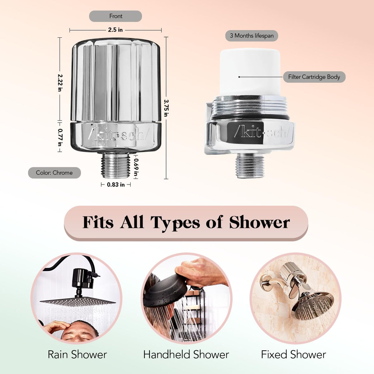 Tea Tree Shampoo + Coconut Oil Conditioner and Shower Filter Bundle Y66359