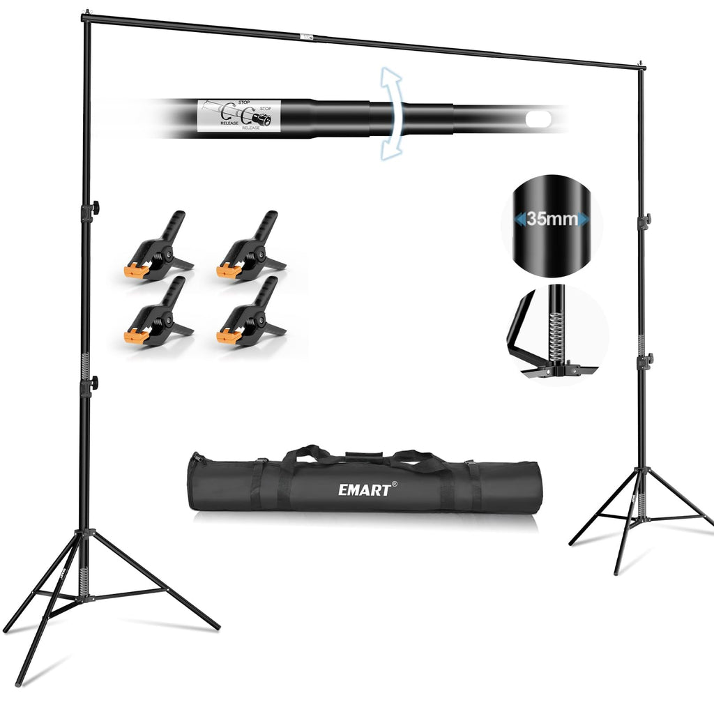 10x10Ft Heavy Duty Adjustable Backdrop Stand D676