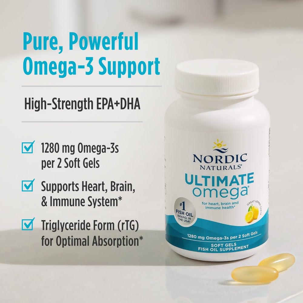 Omega-3 Fish Oil 1280mg 180 Count S333
