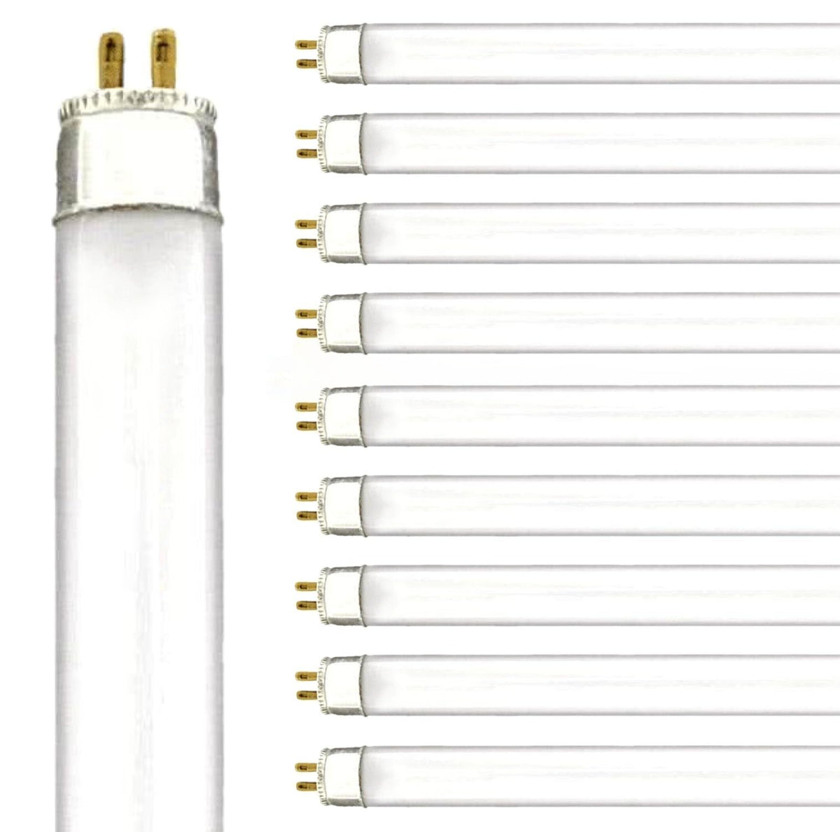 24W 5000K T5 Fluorescent Bulb 24 Inch G5 Bipin Base Pack of 10 D634908