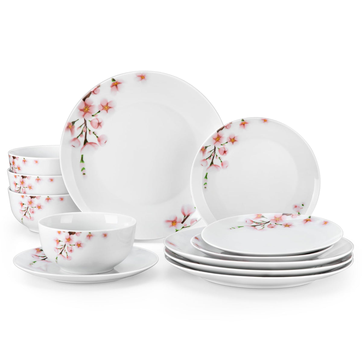 Porcelain 12 Piece Dinnerware Set E3301