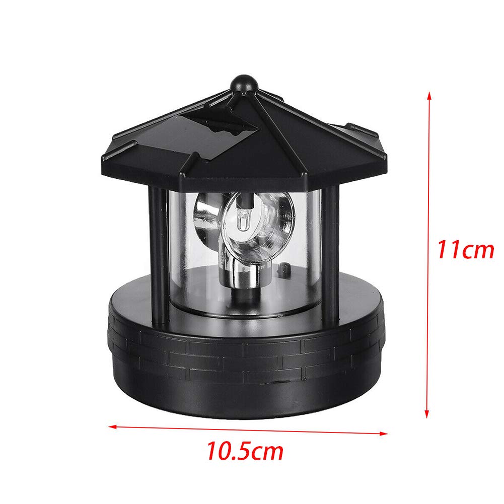 Solar Lighthouse with Rotating LED Light C88264
