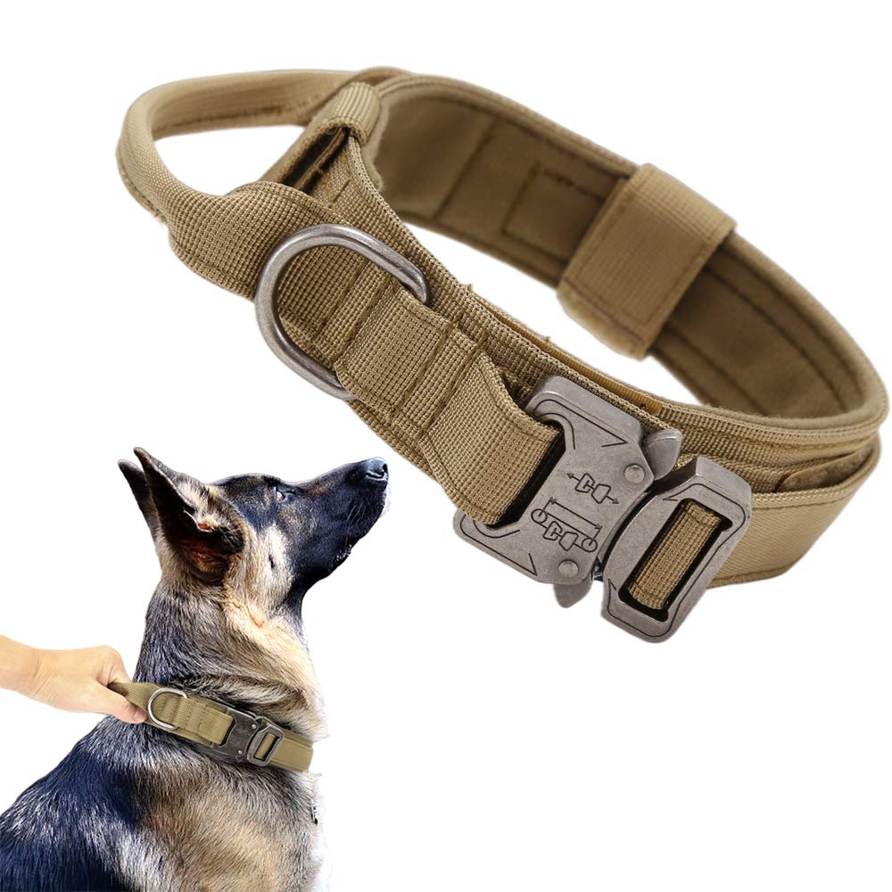 Adjustable Nylon Tactical Dog Collar with Control Handle G442325