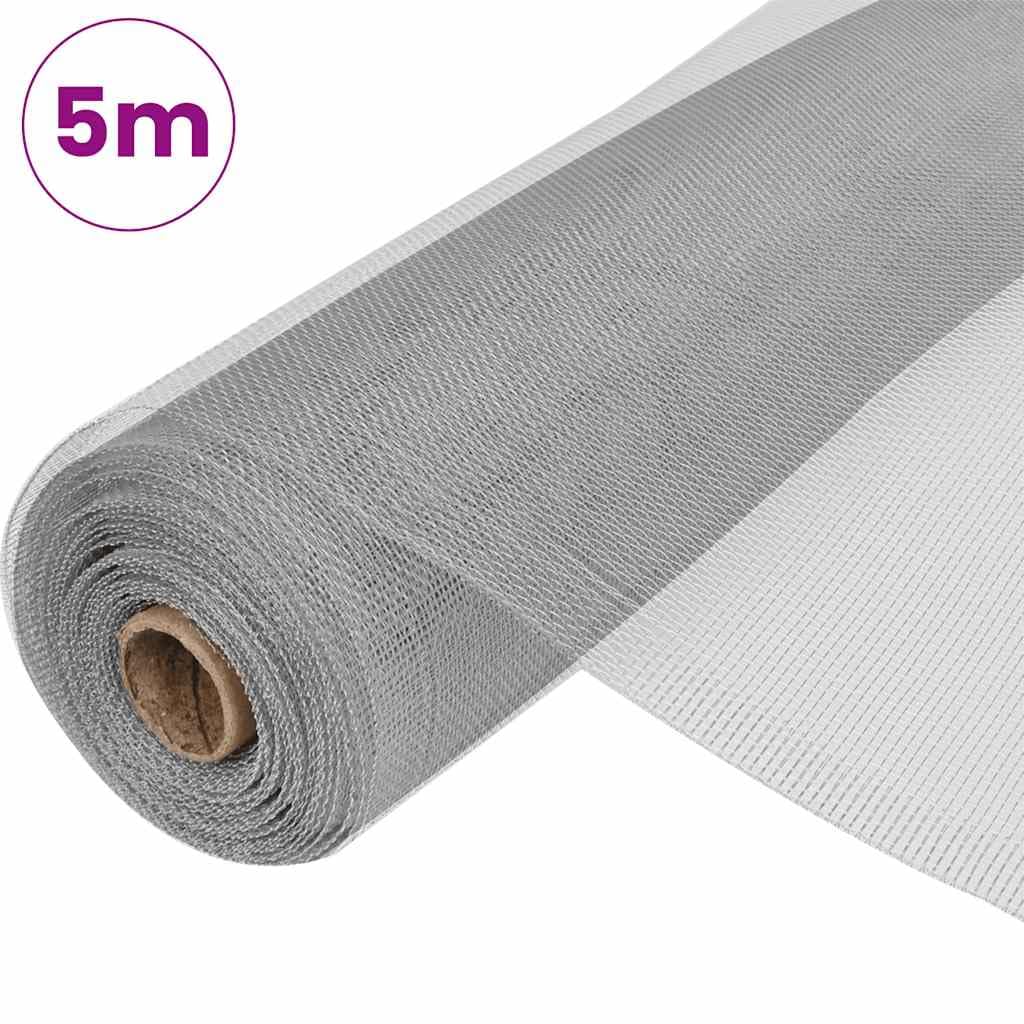 Aluminum Mesh Roll 39.4 x 196.9 Inches Silver S119