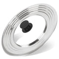 Universal Lid for Pots and Pans Skillets 8.2-12.5 Inch Stainless Steel J725208