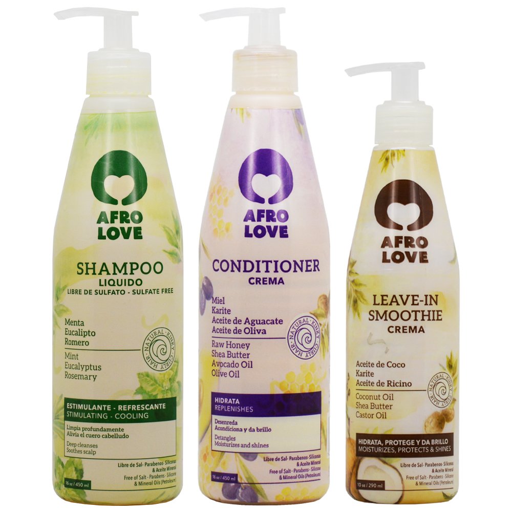 16oz Shampoo & Conditioner + 10oz Leave-In Set Sulfate-Free L653786
