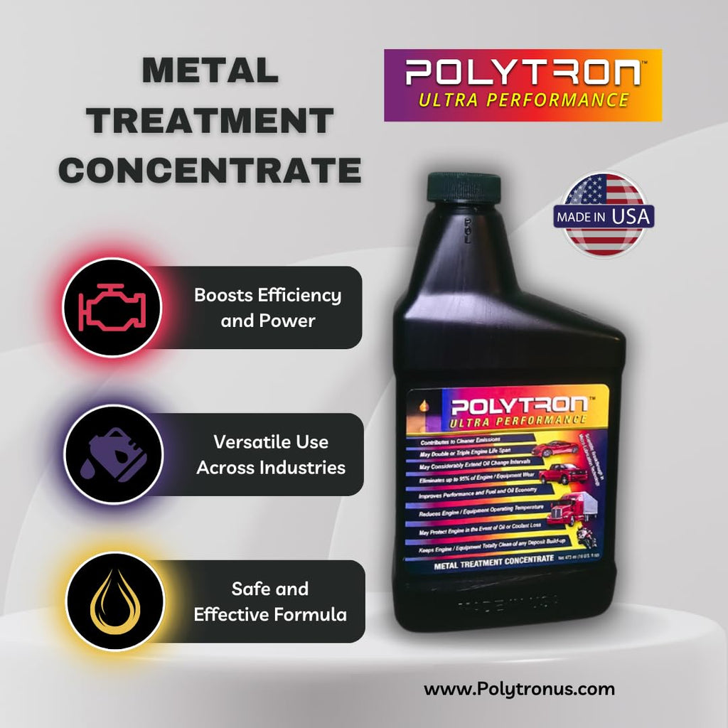 Metal Treatment Concentrate Oil Additive 1/2 Qt Bottle V663
