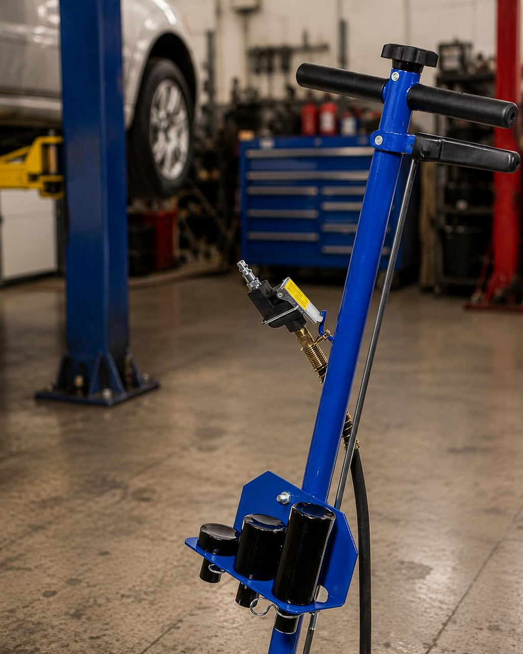 22 Ton Hydraulic Floor Jack with Extension Saddle Set F50866