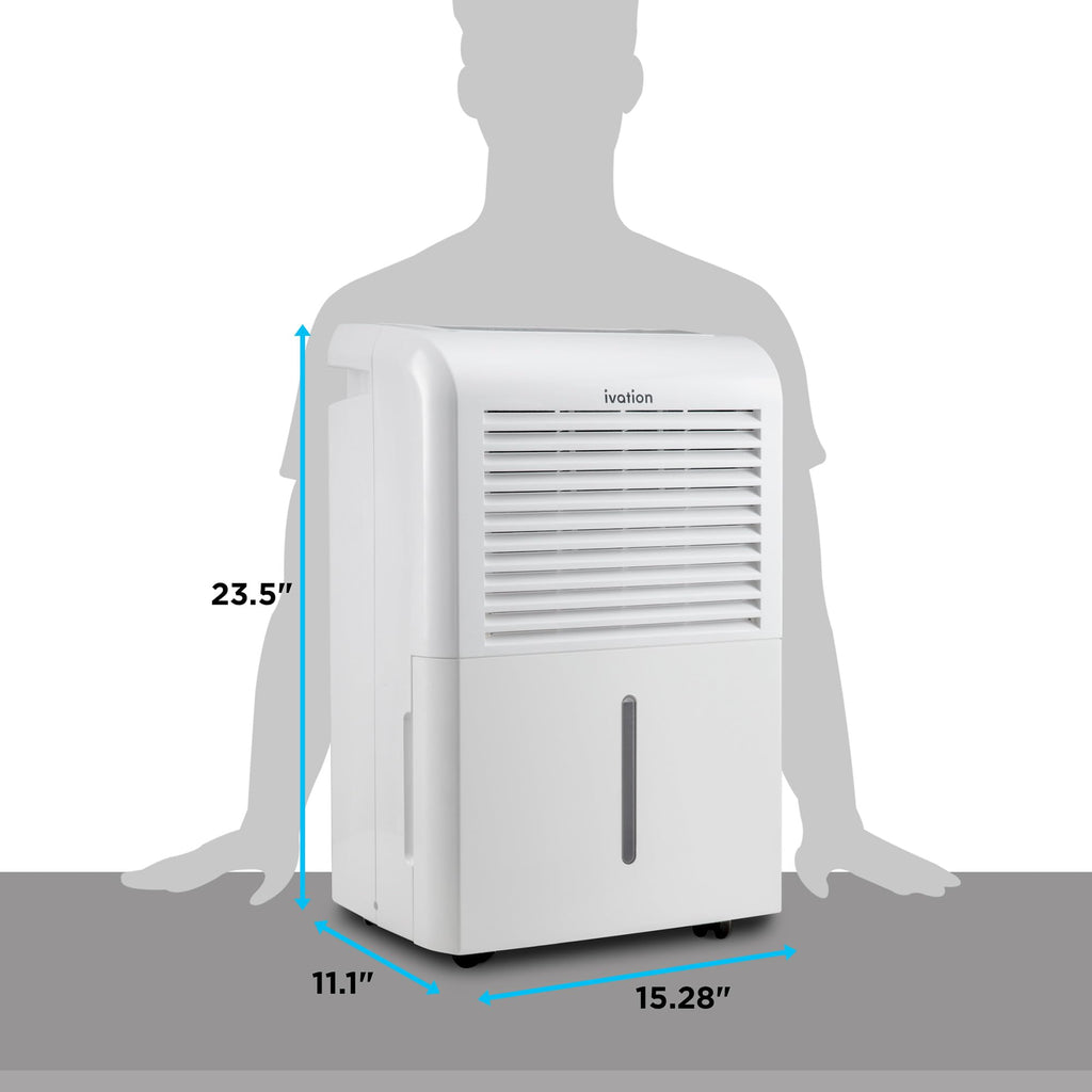 50 Pint Dehumidifier with Pump & Drain Hose L140
