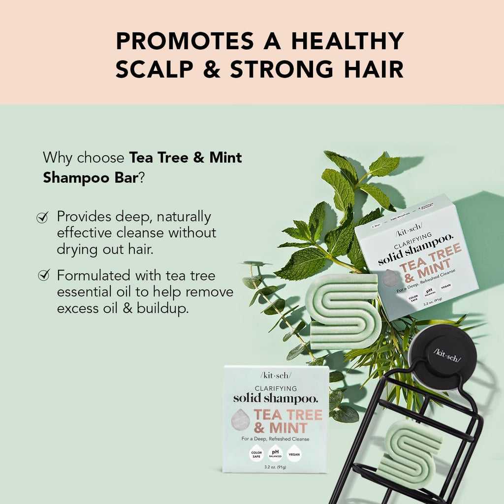 Tea Tree Shampoo + Coconut Oil Conditioner and Shower Filter Bundle Y66359