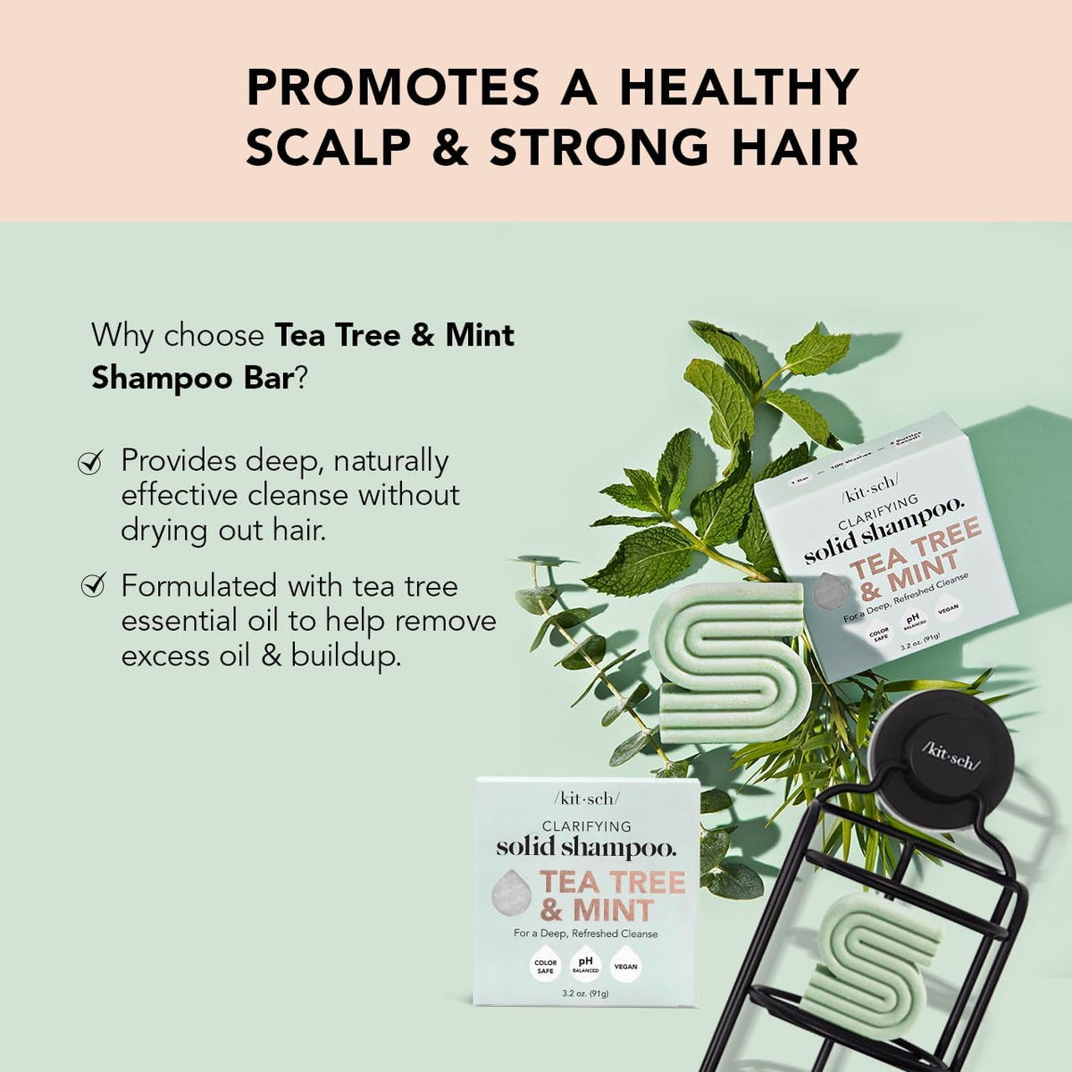 Tea Tree Shampoo + Coconut Oil Conditioner and Shower Filter Bundle Y66359