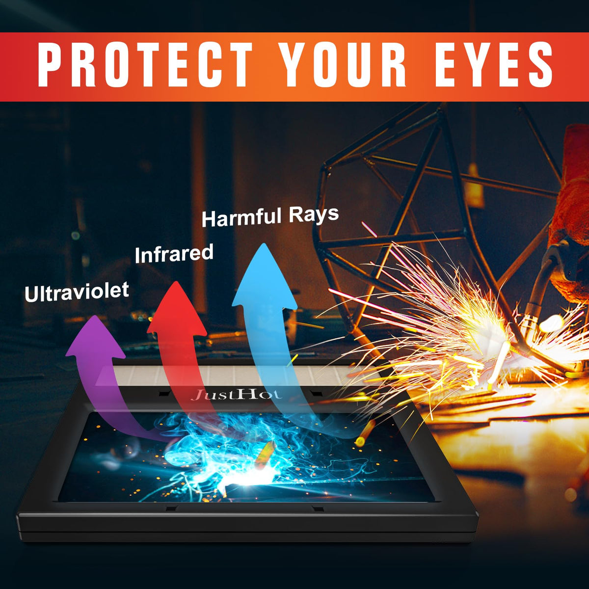 Auto Darkening True Color Welding Lens E959