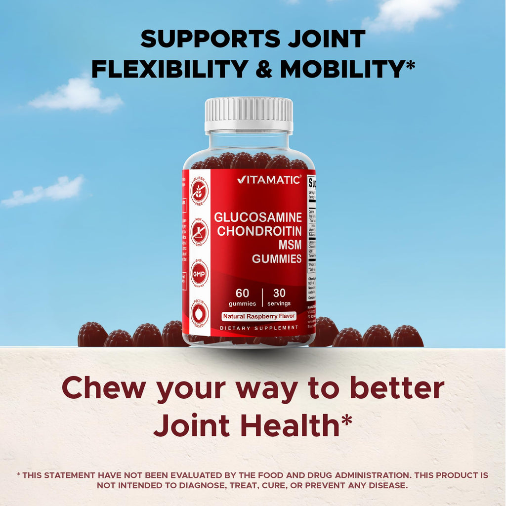 Glucosamine Chondroitin with MSM 60 Gummies 2 Pack F742554