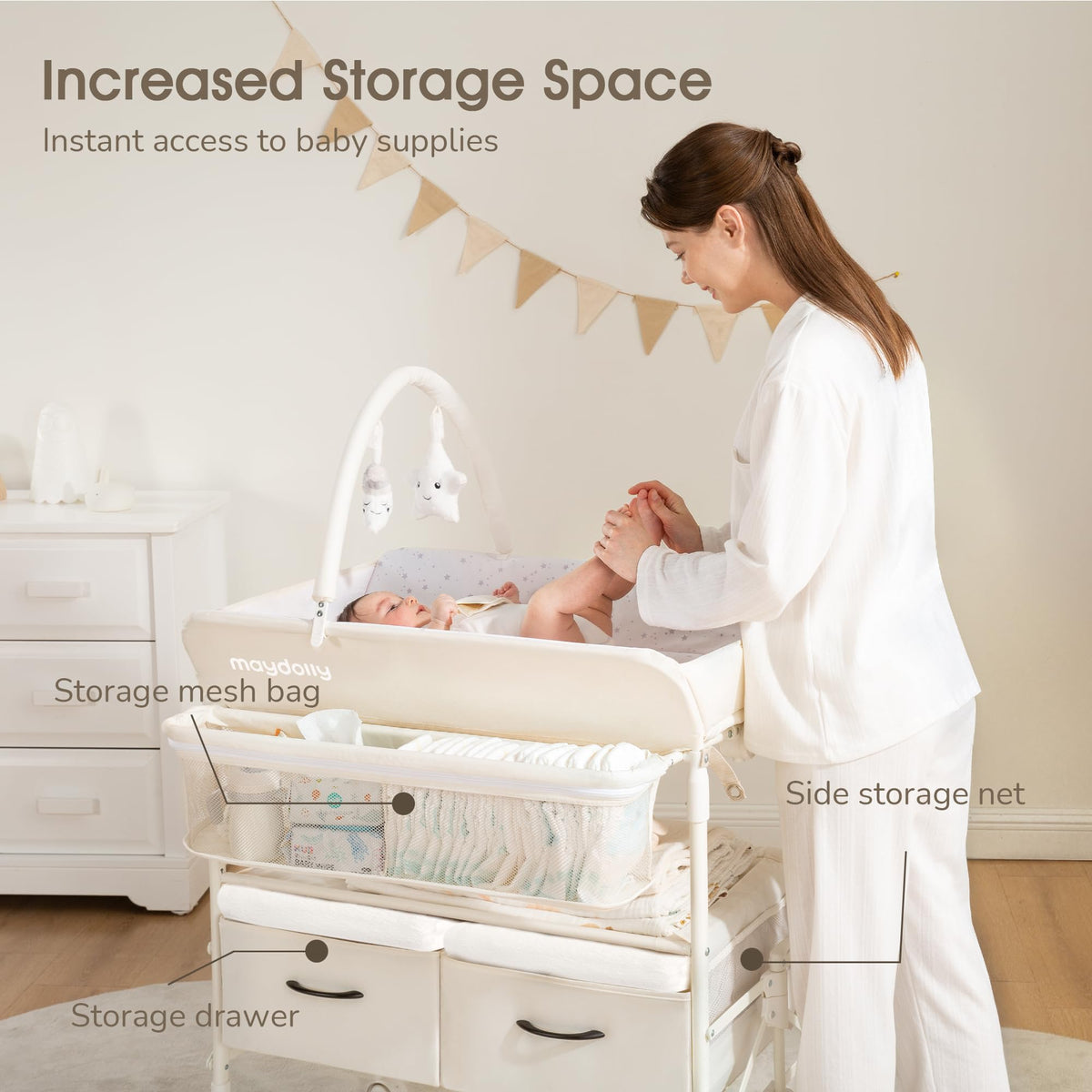 Portable Foldable Waterproof Baby Changing Table K6012