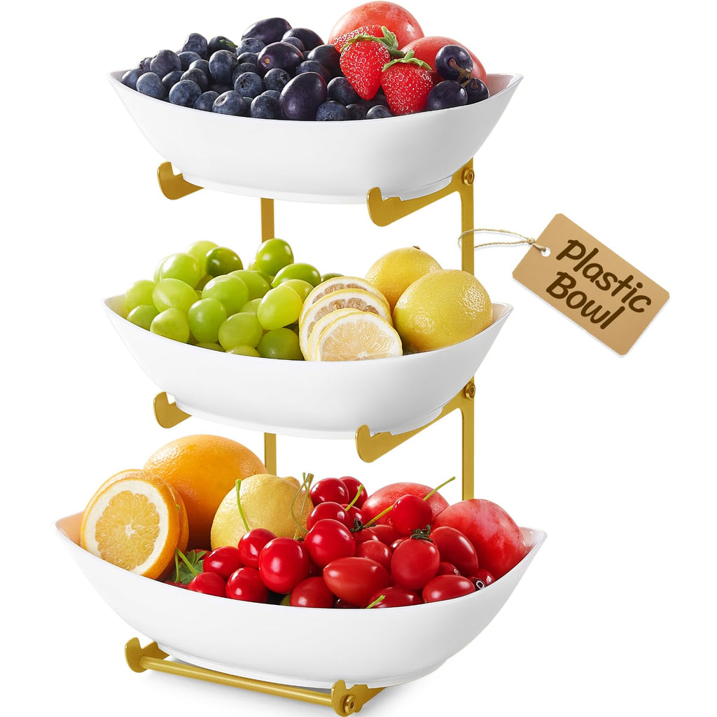 3 Tier Plastic Fruit Bowl Z640096