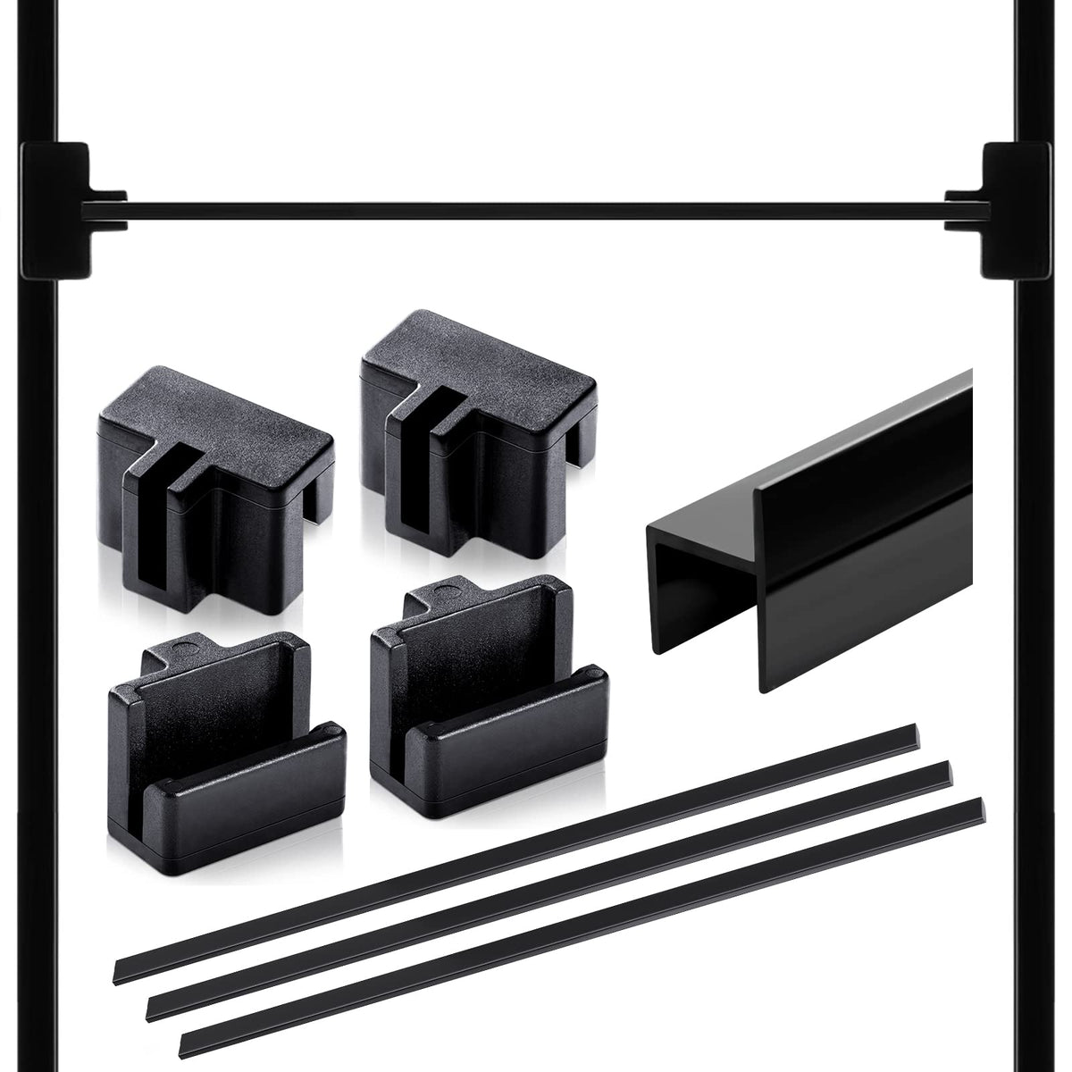 14 Pcs File Cabinet Rails Set I6392
