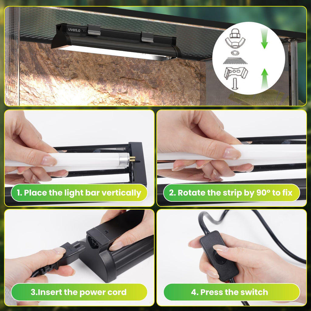 8W T5 UVB Reptile Light C632024