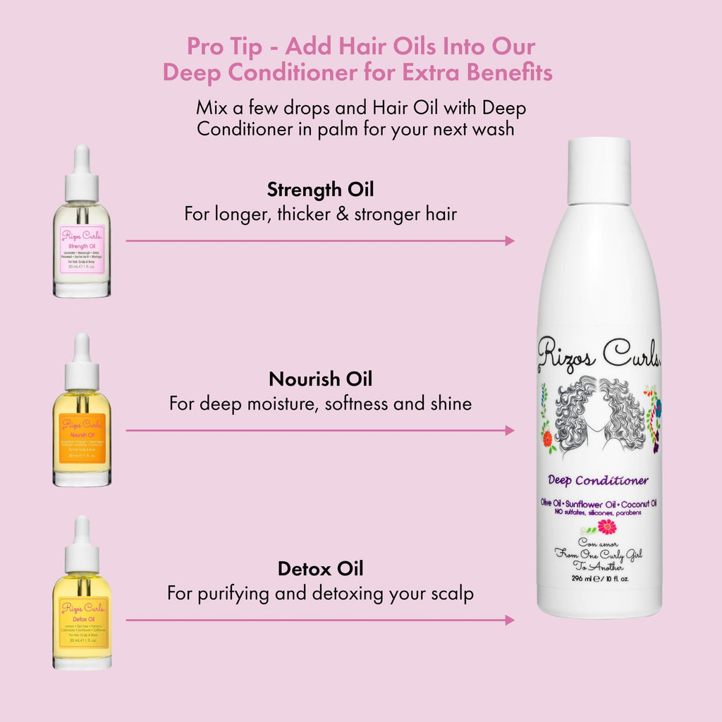 Deep Conditioner with Coconut Oil, Sunflower Oil & Shea Butter, 10 oz O183