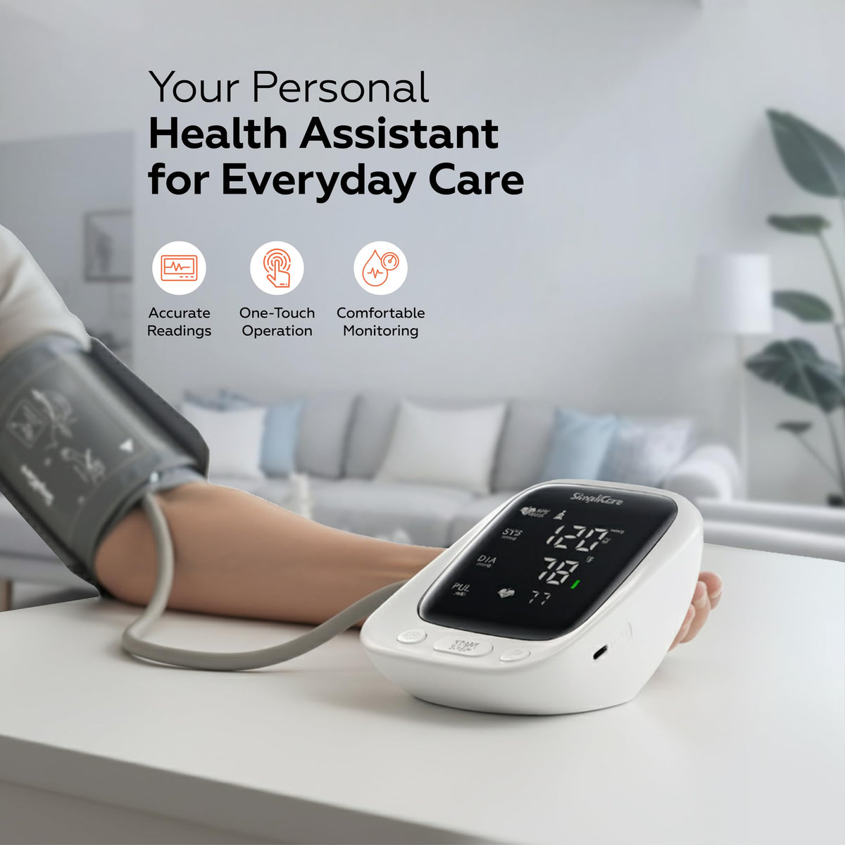 Blood Pressure Monitor with XL Blood Pressure Cuff K38584