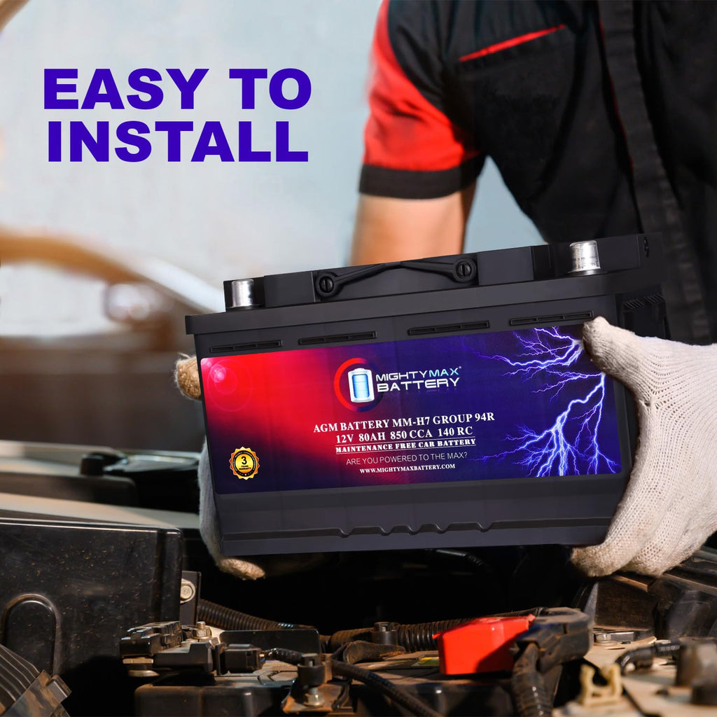 12V 80AH 850 CCA Replacement Battery C9004
