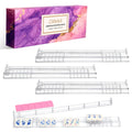 Clear Mahjong Racks with Pushers 4-Pack V14927