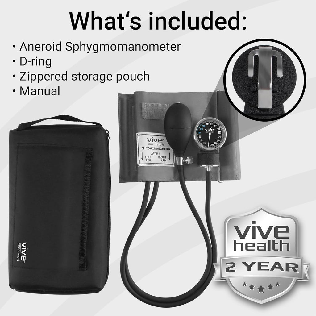 Manual Blood Pressure Cuff Aneroid Sphygmomanometer with Case Y65541