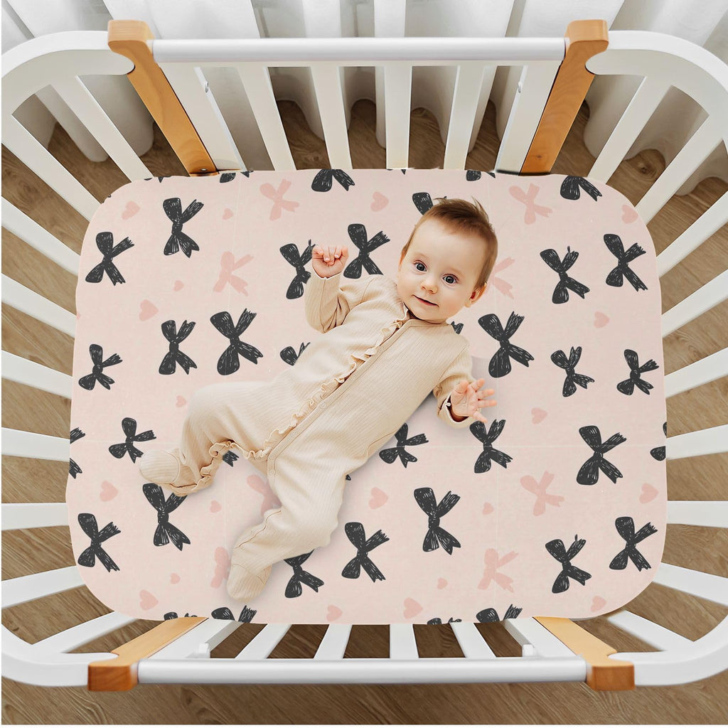 Soft Breathable Microfiber Fitted Crib Sheet I50007
