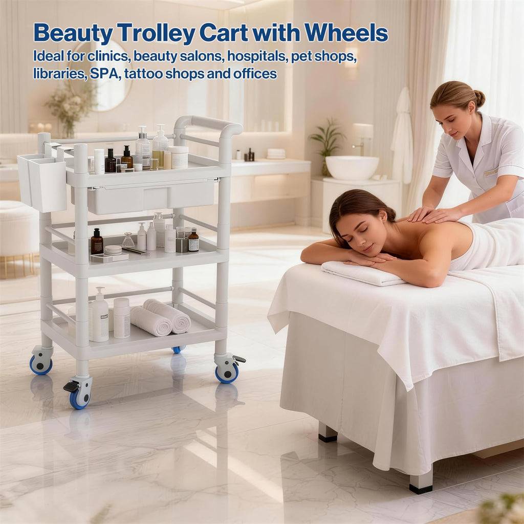 Medical Mobile Trolley Cart 3 Tier X7168