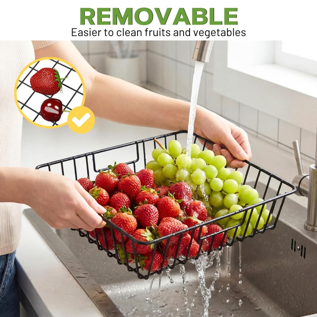 3 Tier Metal Fruit Basket with Banana Hangers H645540