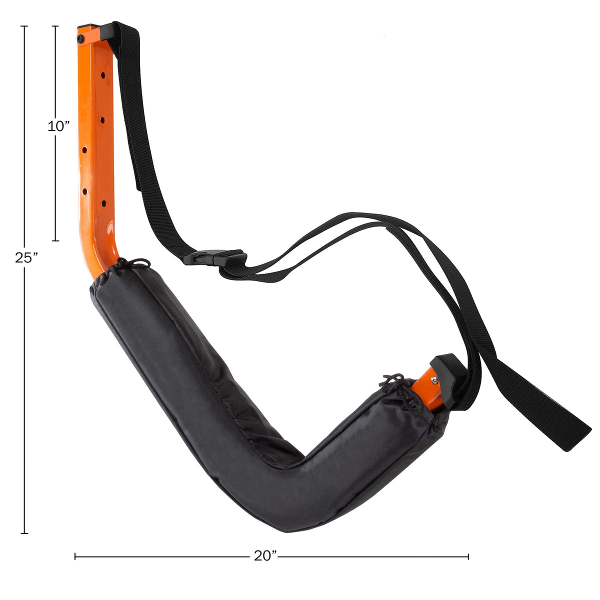 Kayak Storage Hooks Set of 2 Wall Mount 125lbs Capacity F447173