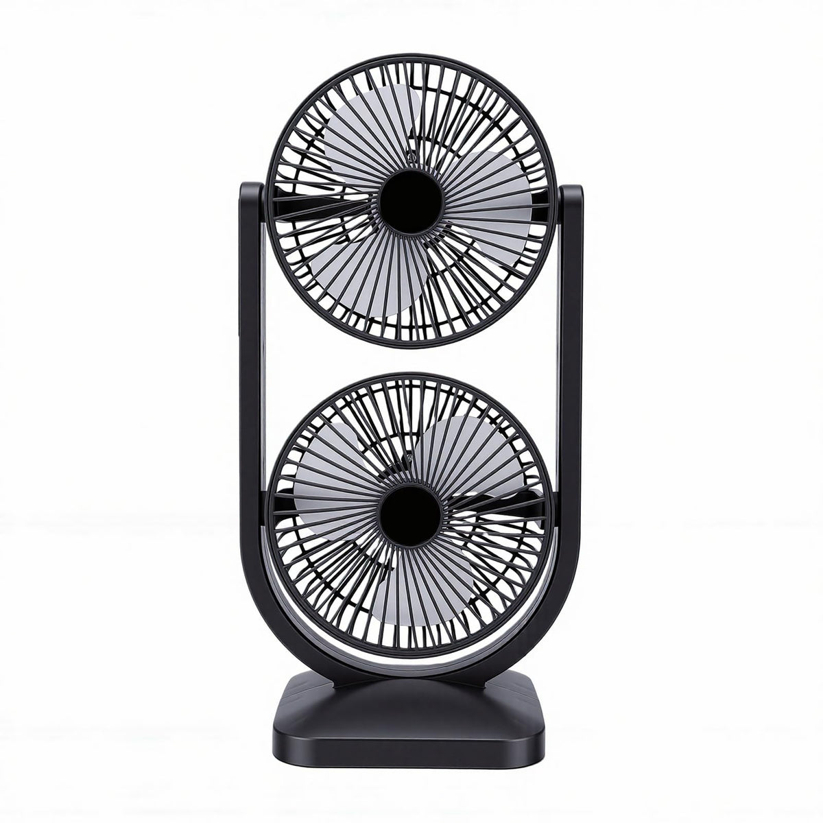 Portable USB Rechargeable 2 in 1 Dual Head Desk Fan Y597
