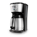 Black and Silver 12 Cup Programmable Thermal Coffee Maker K3459