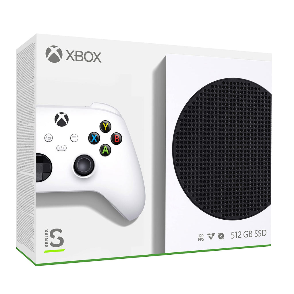 White 512GB SSD All-Digital Gaming Console with Wireless Controller V6592