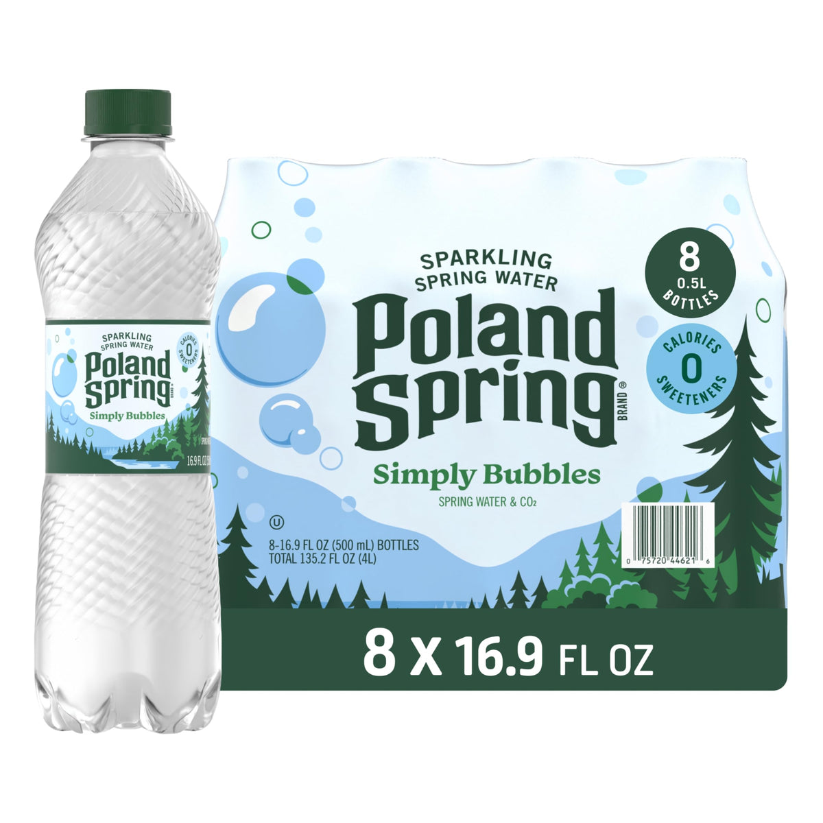 Sparkling Bottled Water 16.9 Fl Oz 8 Pack T19336